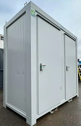 Bloque Sanitario Doble 2,4 × 1,5 m – WC + Urinario Separados, Aislado y Listo para Usar – Contenedores AGRICOLA ESVA (foto 2)