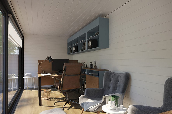 Oficina Contenedor Prefabricada 13,2 m² – Diseño Sostenible, Aislada y Llave en Mano – Contenedores AGRICOLA ESVA (imagen 6)