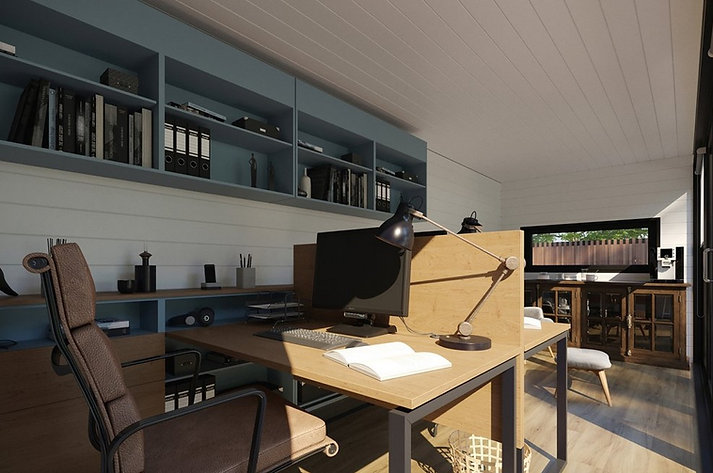 Oficina Contenedor Prefabricada 13,2 m² – Diseño Sostenible, Aislada y Llave en Mano – Contenedores AGRICOLA ESVA (foto 6)