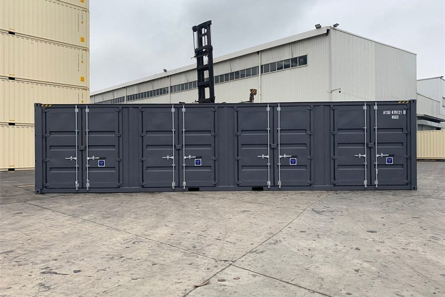 Contenedor de 40 pies cubo alto con puertas laterales – Contenedores AGRICOLA ESVA