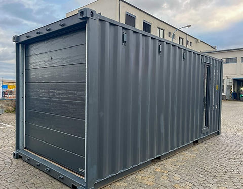 Contenedor de Envío de 20ft Con Puertas Seccionales – Contenedores AGRICOLA ESVA