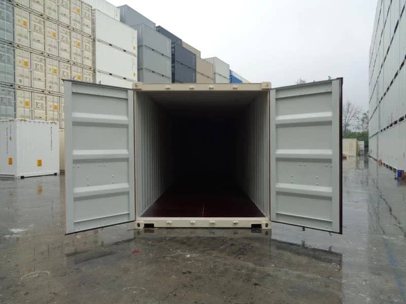 Contenedor marítimo de 40 pies beige – nuevo – Contenedores AGRICOLA ESVA (foto 2)