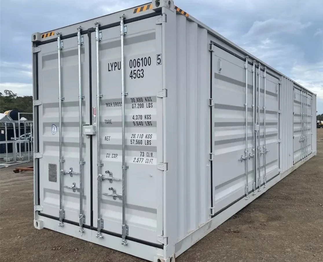 Contenedor marítimo High Cube de 40 pies con 4 puertas laterales – Contenedores AGRICOLA ESVA