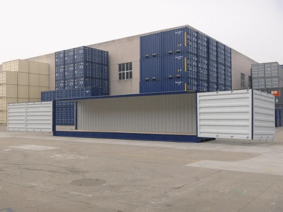 Cubo alto de contenedor de acceso lateral completo de 40 pies (9′ 6″ de altura) – Contenedores AGRICOLA ESVA