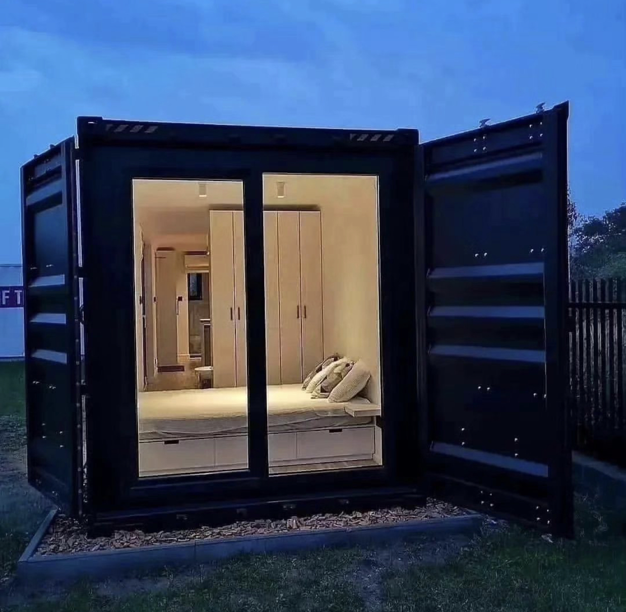 Casa Cristal Con Contenedor De 40 Pies – Hábitat AGRICOLA ESVA