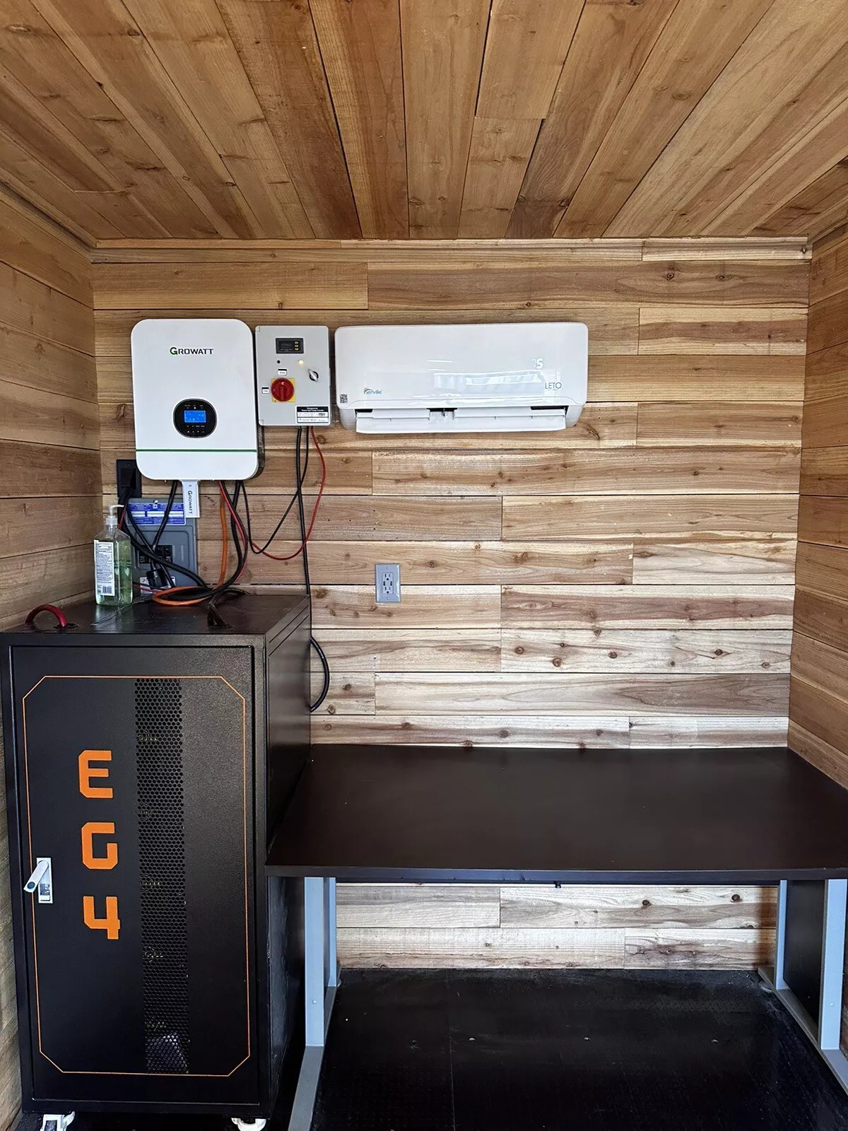 Contenedor de 20 pies Oficina Solar Off Grid – Hábitat AGRICOLA ESVA (foto 2)