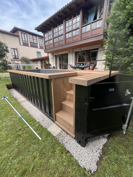 Contenedor piscina Rostande 6,2m X 2,5m – Piscinas AGRICOLA ESVA (foto 3)