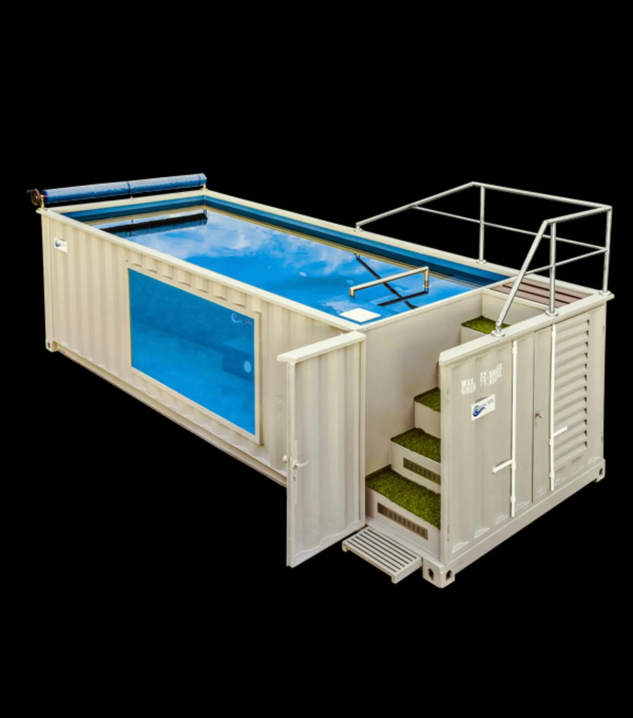 PISCINA CONTENEDOR PANORÁMICA DE 12 METROS – Piscinas AGRICOLA ESVA