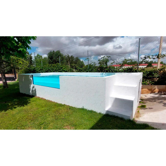 PISCINA ELEVADA ACERO RÍGIDO ILÚ PRO 2250 – Piscinas AGRICOLA ESVA