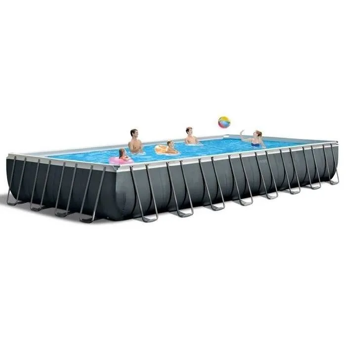 Kit de piscina desmontable tubular Intex Ultra XTR - 975 x 488 x 132 cm - Rectangular (Filtro de arena) + Limpiador de piscinas robótico Intex – Piscinas AGRICOLA ESVA (foto 6)