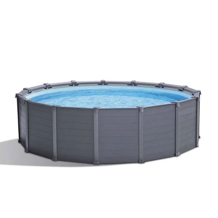 Kit de piscina de grafito de 4,78 x 1,24 m - Intex – Piscinas AGRICOLA ESVA