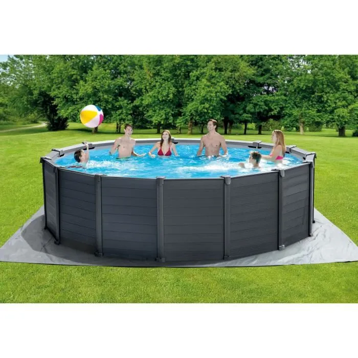 Kit de piscina de grafito de 4,78 x 1,24 m - Intex – Piscinas AGRICOLA ESVA (imagen 8)