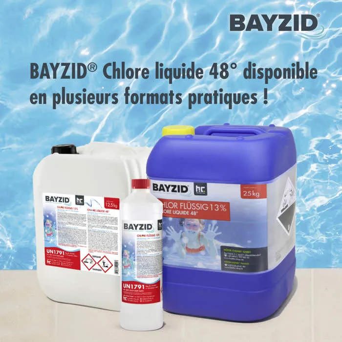 Cloro líquido Höfer Chemie 8 x 25 kg (200 kg) - Cloro líquido a 48° para piscinas con concentración para el mantenimiento de piscinas – Piscinas AGRICOLA ESVA (foto 4)
