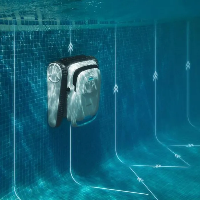Limpiador robótico de piscinas Cecotec Conga Pooldroid 5000 TotalClean Pearl: limpia el fondo, las paredes y la línea de flotación. – Piscinas AGRICOLA ESVA (foto 6)
