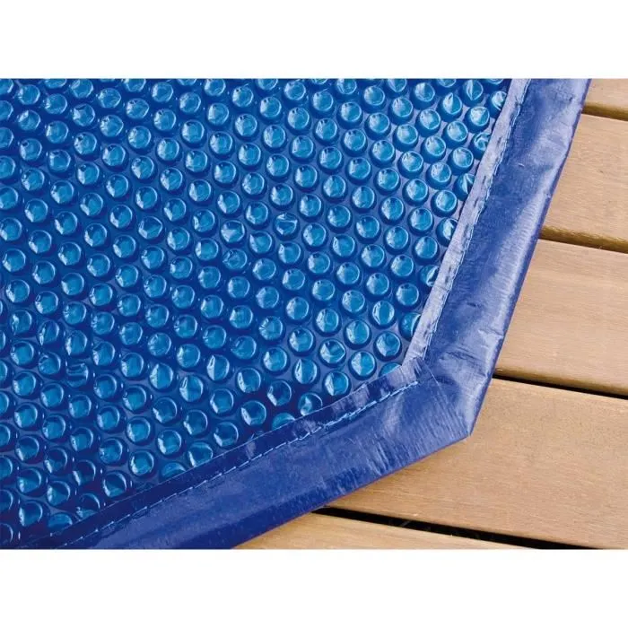 Cubierta de burbujas para piscina octogonal de madera UBBINK 510 - Azul - 400 micras – Piscinas AGRICOLA ESVA (foto 2)