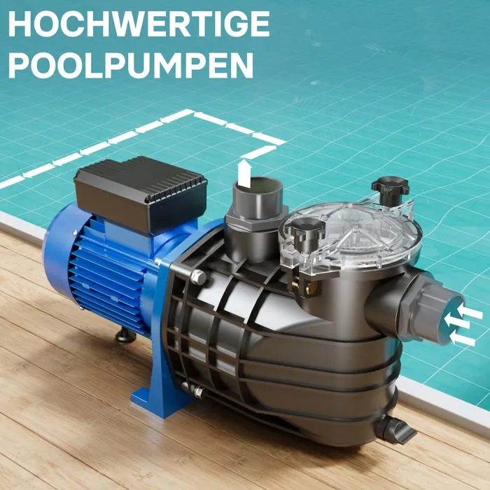 Bomba para piscinas Wiltec 2200 W, caudal 26.400 l/h y altura de impulsión de 18 m – Piscinas AGRICOLA ESVA (imagen 5)