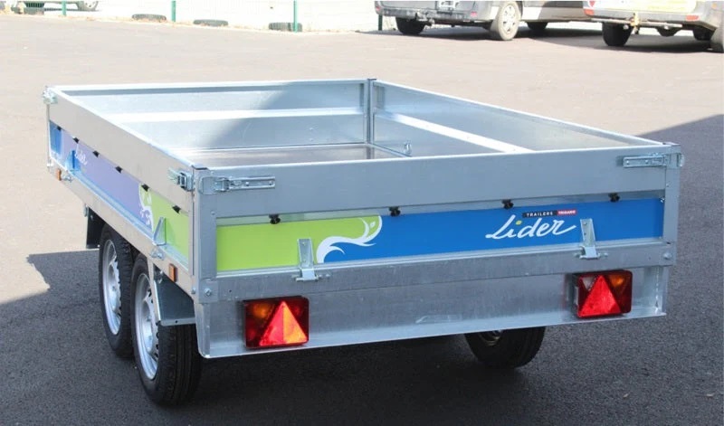 Remolque plataforma Lider Toledo, 253 × 147 cm, 500/750 kg MMA – AGRICOLA ESVA (foto 2)