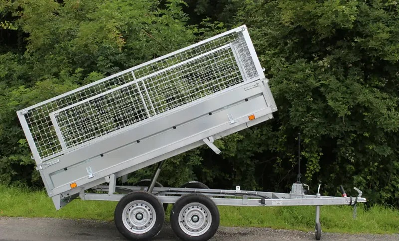 Remolque basculante de doble eje lider 39560 dimensiones útiles: 253 x 147 x 30 cm – AGRICOLA ESVA