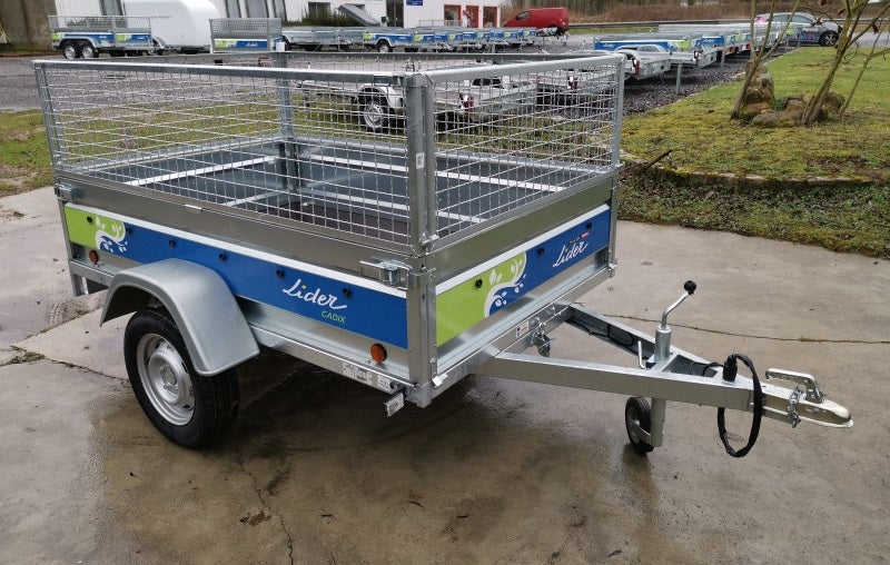 Remolque Cádiz 205x132x39 + extensiones de malla 50 cm, nuevo, se entrega con garantía legal aplicable – AGRICOLA ESVA (foto 2)