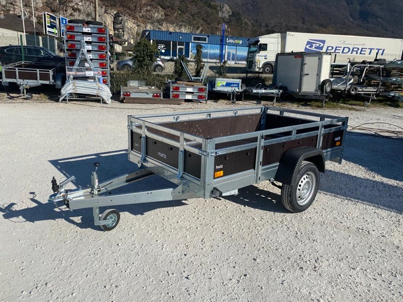 Remolque Martz Holz 230 x 126 cm 500/750 KG PTAC + portaescaleras y ballestas – AGRICOLA ESVA (foto 2)