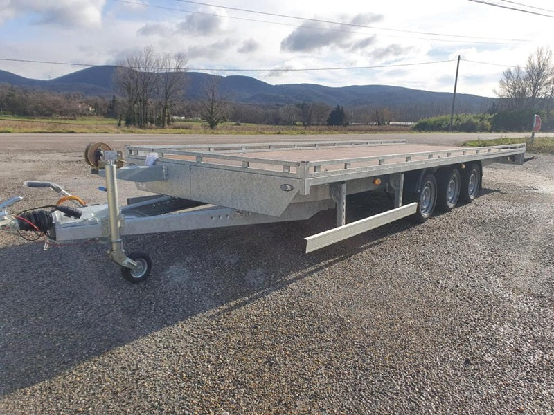 Plataforma fija + rampas Boro ATLAS 6m x 2m 3500KG 3 ejes – AGRICOLA ESVA (foto 4)